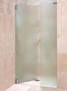 frosted glass shower screen Gold Coast
