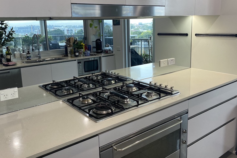 Silver Mirror Splashback Southport